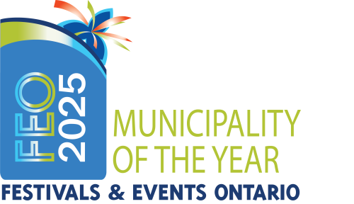 Logo for Festivals and Events Ontario Municipality of the Year Logo
